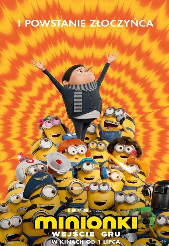 Plakat filmu Minionki: Wejście Gru Plakat filmu Minionki: Wejście Gru