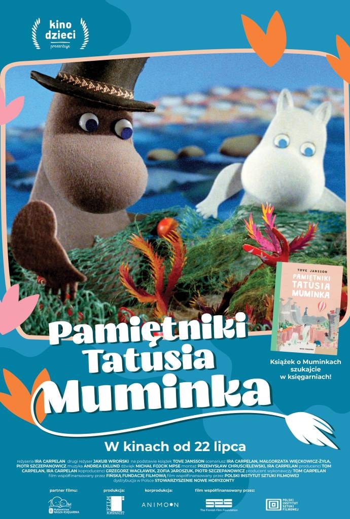 Plakat filmu Pamiętniki Tatusia Muminka Plakat filmu Pamiętniki Tatusia Muminka