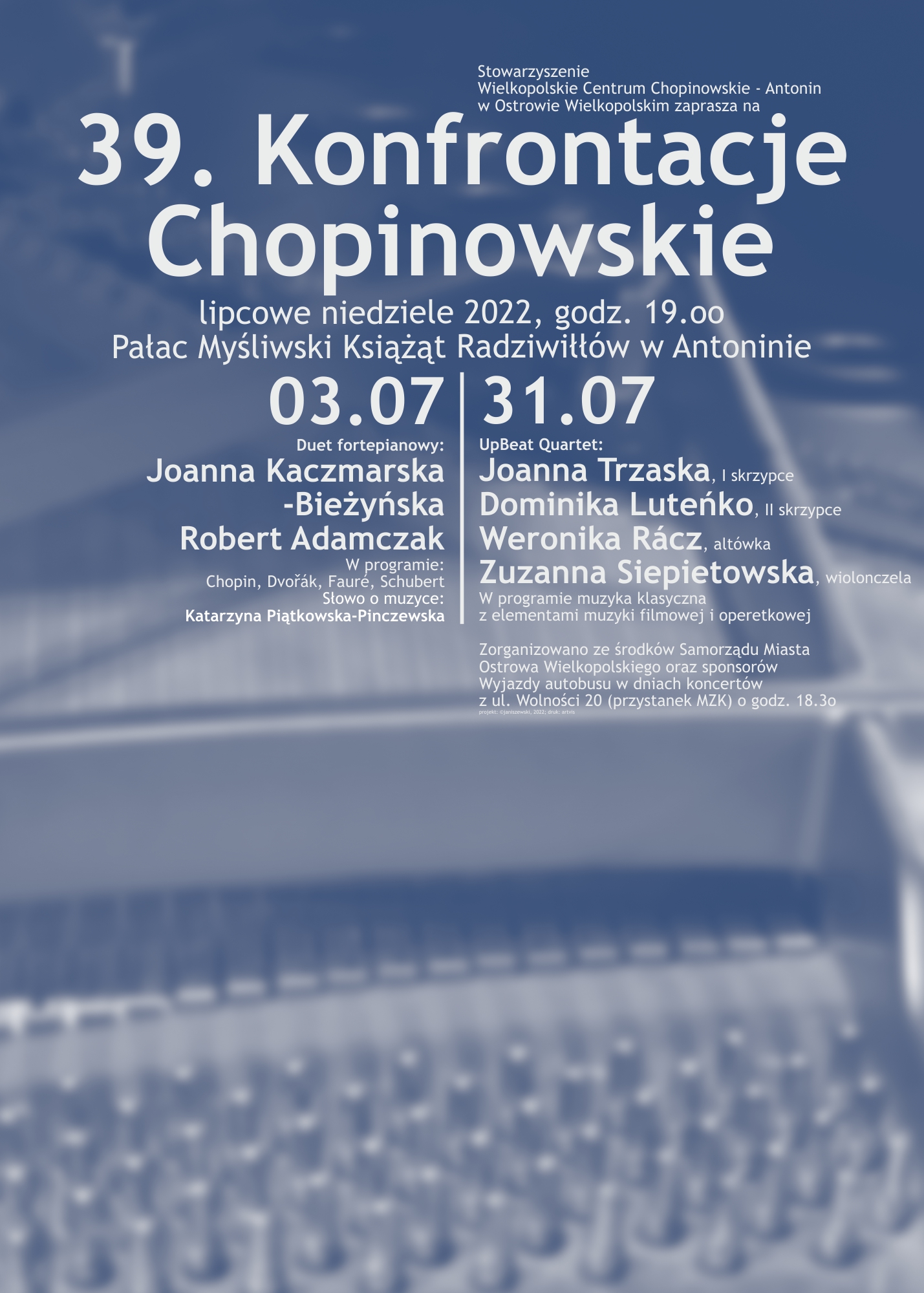 Afisz 39. Konfrontacje Chopinowskie Afisz 39. Konfrontacje Chopinowskie