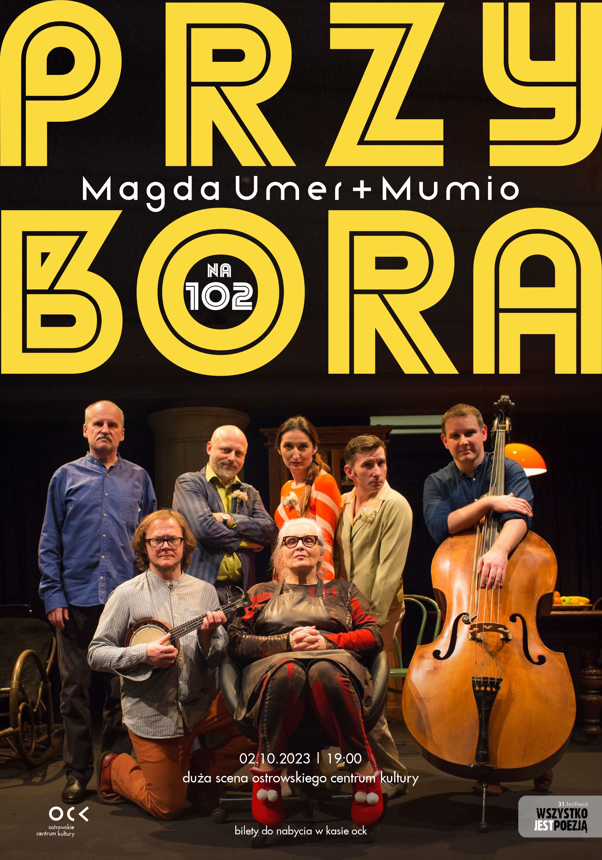 plakat - Przybora na 102 plakat - Przybora na 102