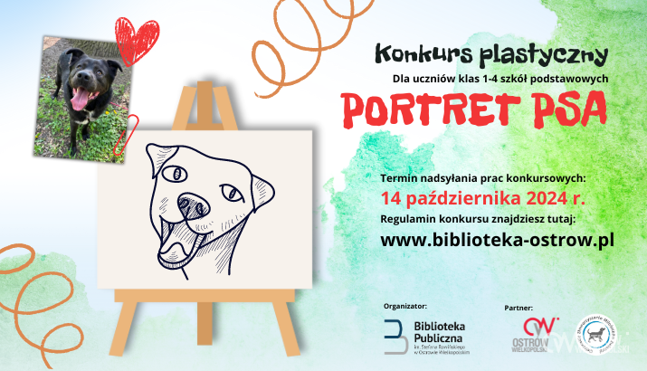 Ilustracja do artykułu: Konkurs plastyczny „Portret Psa”. Pokaż swój talent