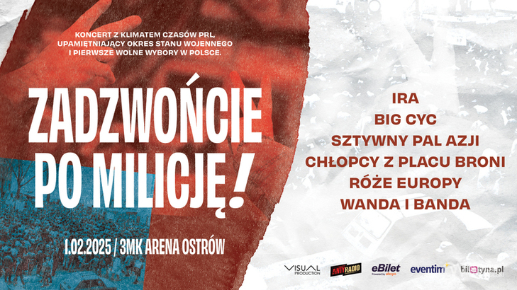 Ilustracja do artykułu: ZADZWOŃCIE PO MILICJĘ w 3mk Arenie Ostrów