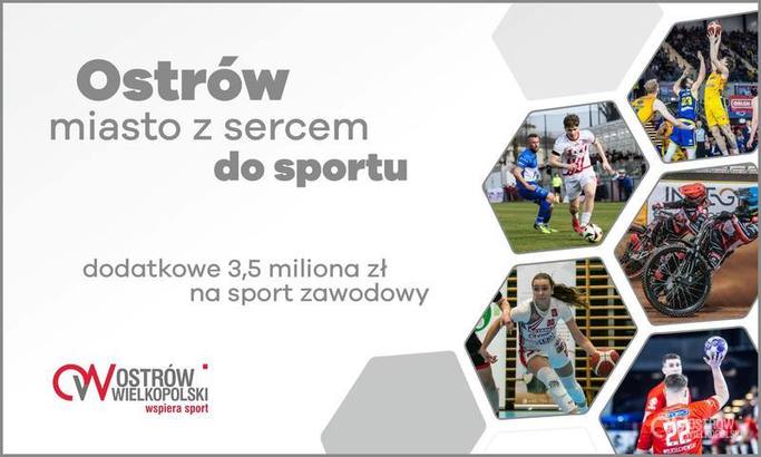 Ilustracja do artykułu: Ostrów wspiera sport