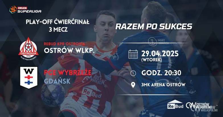 Ilustracja do artykułu: Rebud KPR Ostrovia vs PGE Wybrzeże Gdańsk