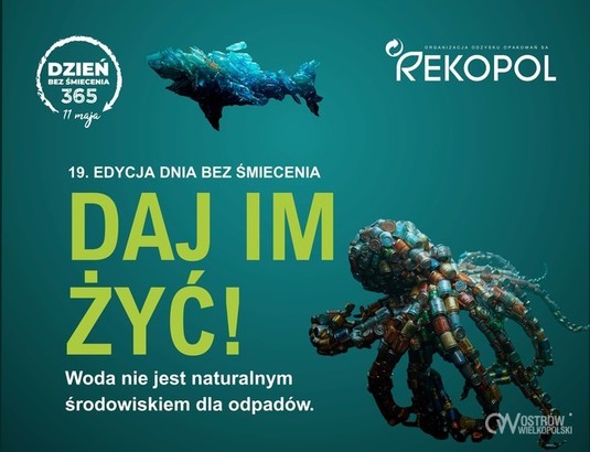Ilustracja do artykułu: #DajImŻyć! – pod tym hasłem startuje 19. edycja kampanii #DzieńBezŚmiecenia 2025