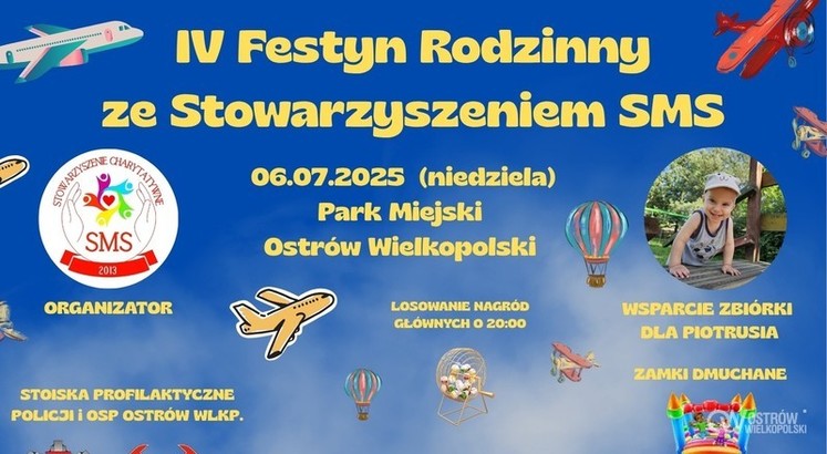 Ilustracja do artykułu: IV Festyn Rodzinny Stowarzyszenia Charytatywnego SMS Dajemy Nadzieję