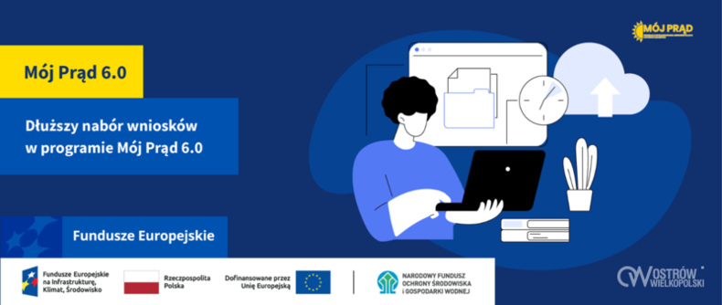 Ilustracja do artykułu: Dłuższy nabór wniosków w programie Mój Prąd 6.0