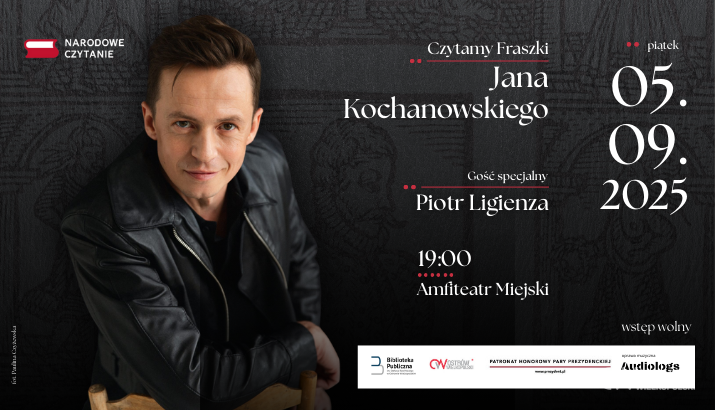 Ilustracja do artykułu: Narodowe Czytanie. Czytaj z Piotrem Ligienzą