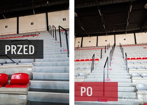 Ilustracja do artykułu: Nowe barierki w 3mk Arenie Ostrów 