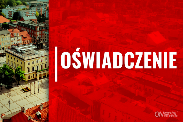 Ilustracja do artykułu: OŚWIADCZENIE