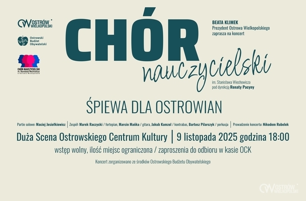 Ilustracja do artykułu: Chór Nauczycielski śpiewa dla Ostrowian