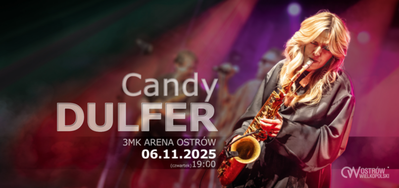 Ilustracja do artykułu: Candy Dulfer już w piątek w 3mk Arenie Ostrów!