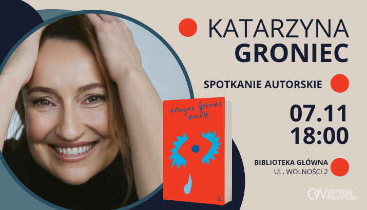 Ilustracja do artykułu: Katarzyna GRONIEC w bibliotece