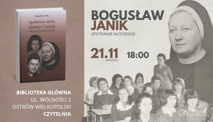 Ilustracja do artykułu: Spotkanie autorskie z Bogusławem JANIKIEM