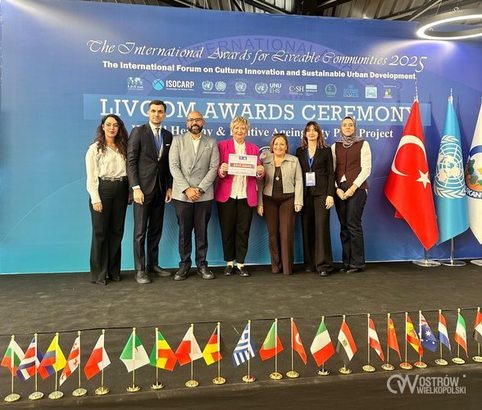 Ilustracja do artykułu: Złoty medal dla Ostrowa w międzynarodowym konkursie LIVCOM Awards
