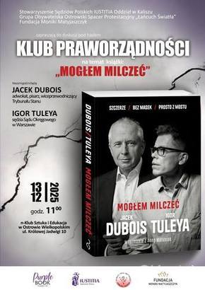 Ilustracja do artykułu: Klub praworządności: Igor Tuleya i Jacek Dubois
