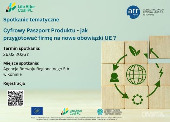 Ilustracja do artykułu: Zaproszenie na szkolenie stacjonarne: Cyfrowy Paszport Produktu | 26.02.2026, ARR Konin