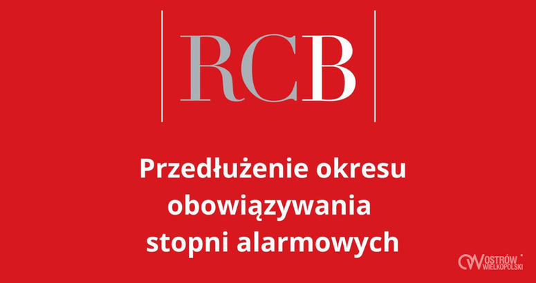 Ilustracja do artykułu: Przedłużenie obowiązywania stopni alarmowych (do 31 maja 2026 r.)