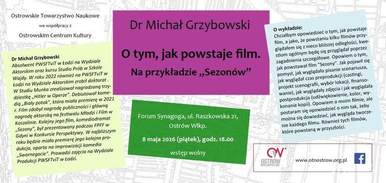 Ilustracja do artykułu: Wykład: O tym, jak powstaje film. Na przykładzie „Sezonów”