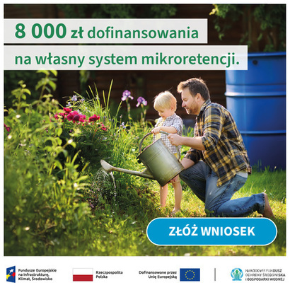 Ilustracja do artykułu: Złóż wniosek na dofinansowanie do deszczówki 