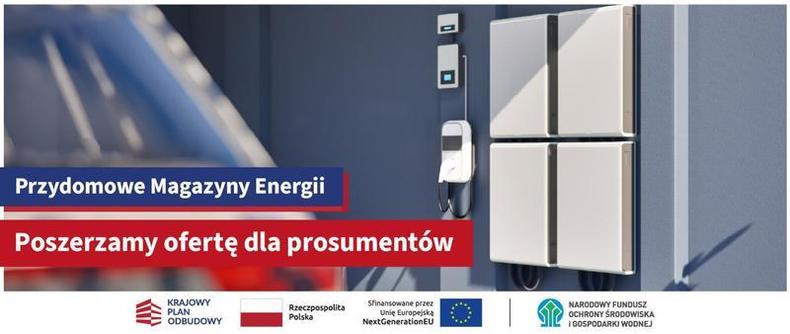 Ilustracja do artykułu: Nabór wniosków w programie „Dofinansowanie przydomowych magazynów energii - Część 1 (KPO)”. 