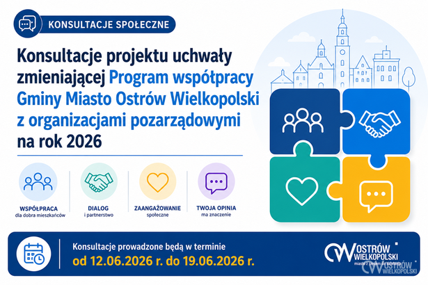 Ilustracja do artykułu: Konsultacje zmian w Programie współpracy na 2026 rok