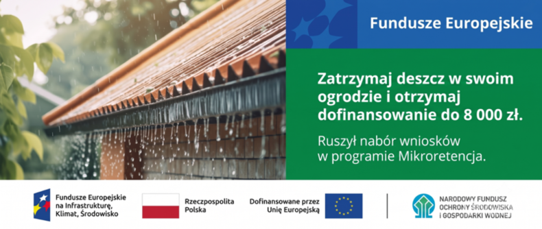 Ilustracja do artykułu: „Wsparcie indywidualnej mikroretencji wód opadowych na terenie województwa wielkopolskiego” 