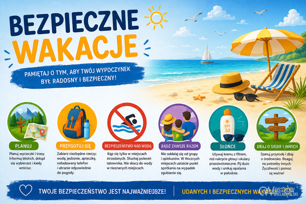 Ilustracja do artykułu: Bezpieczne wakacje