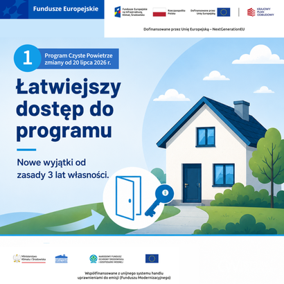 Ilustracja do artykułu: Zmiany w Programie Czyste Powietrze. Od 20 lipca łatwiej skorzystasz z dotacji.