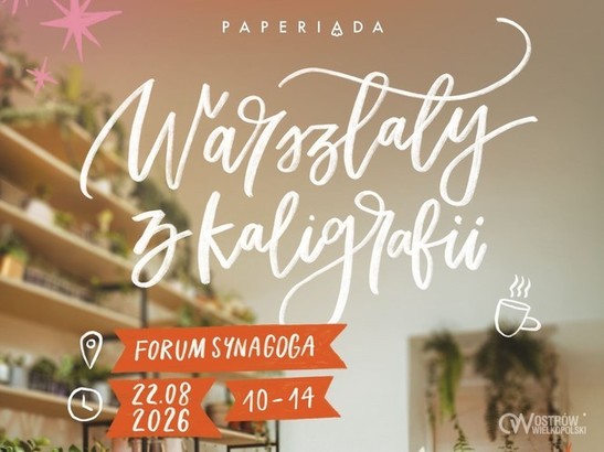 Ilustracja do artykułu: Ruszamy w lato! | Warsztaty z kaligrafii z Paperiadą