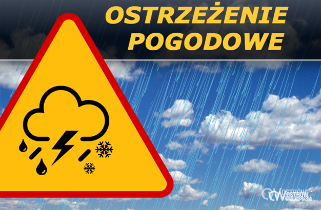 Ilustracja do artykułu: Ostrzeżenie drugiego stopnia o silnym deszczu z burzami