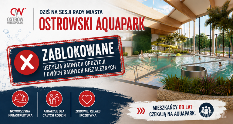 Ilustracja do artykułu: Aquapark zablokowany 