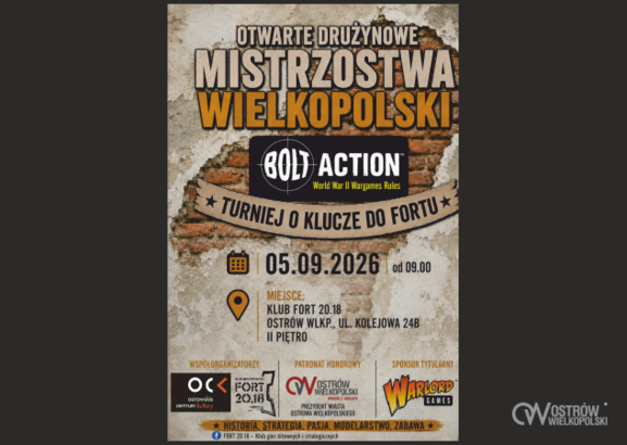 Ilustracja do artykułu: FORT 20.18 | Otwarte Drużynowe Mistrzostwa Wielkopolski BOLT ACTION World War II Wargames Rules