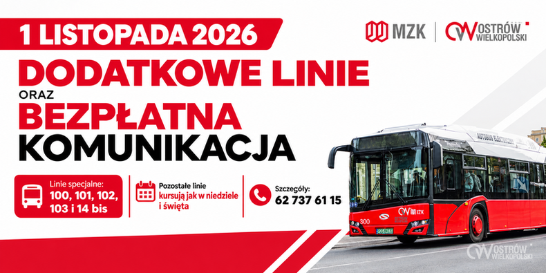 Ilustracja do artykułu: Darmowa komunikacja miejska 1 listopada