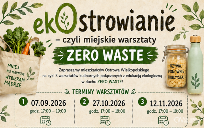 Ilustracja do artykułu: ekoOstrowianie - czyli miejskie warsztaty ZERO WASTE