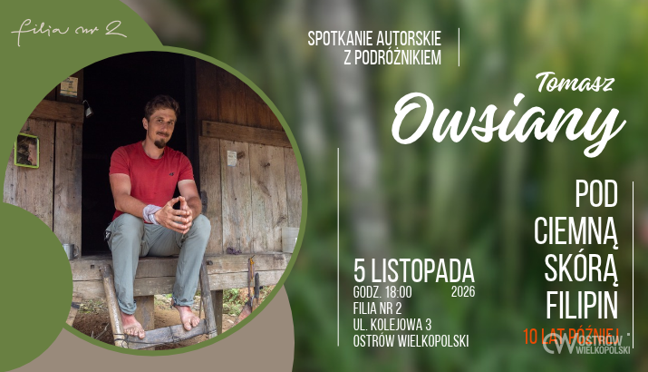 Ilustracja do artykułu: Tomasz Owsiany odwiedzi Filię nr 2