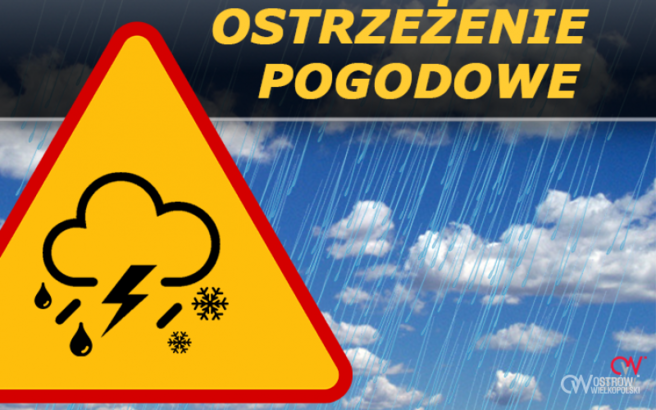 Ilustracja do artykułu: Ostrzeżenie pierwszego stopnia o silnym wietrze