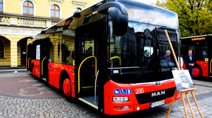 Ilustracja do artykułu: Nowe miejskie autobusy ruszają na ulice Ostrowa