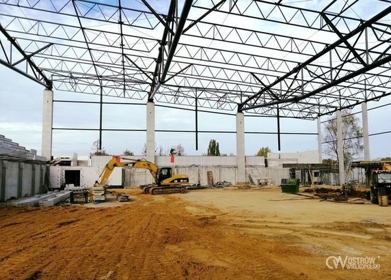 Ilustracja do artykułu: Arena Ostrów – raport z budowy, październik 2019