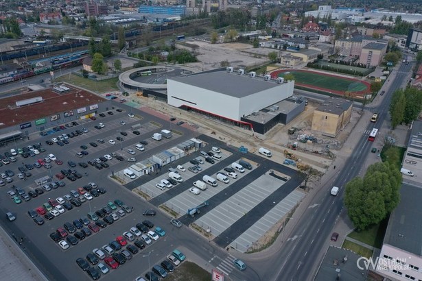 Ilustracja do artykułu: Arena Ostrów – raport z budowy, maj 2020 r.