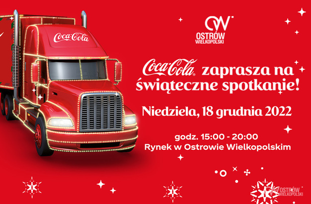 Ilustracja do artykułu: Ciężarówka Coca-Coli zatrzyma się w Ostrowie