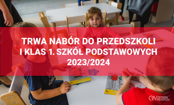 Ilustracja do artykułu: Trwa nabór do przedszkoli i klas I szkół podstawowych