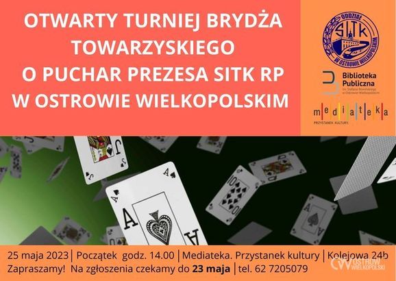 Ilustracja do artykułu: Otwarty Turniej Brydżowy o Puchar Prezesa SITK RP 