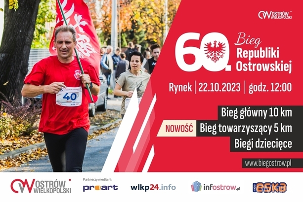 Ilustracja do artykułu: 500. biegaczy w Biegu Republiki Ostrowskiej. Dołącz i Ty!