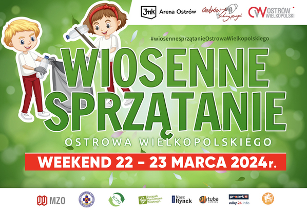 Ilustracja do artykułu: Wiosenne sprzątanie Ostrowa Wielkopolskiego 