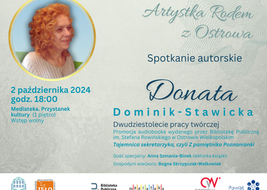 Ilustracja do artykułu: Artystka Rodem z Ostrowa: Donata Dominik-Stawicka