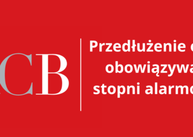 Ilustracja do artykułu: Przedłużenie obowiązywania stopni alarmowych do 28 lutego 2025...