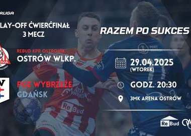 Ilustracja do artykułu: Rebud KPR Ostrovia vs PGE Wybrzeże Gdańsk
