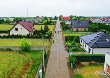 Ilustracja do artykułu: Ulica Drzymały z nową nawierzchnią 