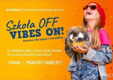 Ilustracja do artykułu: „Szkoła OFF – Vibes ON!”. Zapraszamy na miejską dyskotekę...